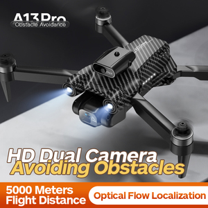 Nouveau drone <span class=keywords><strong>A13</strong></span> avec caméra HD, télécommande, moteur brushless pour photographie aérienne en temps réel et positionnement par flux optique - Product Image 2
