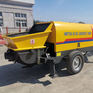 أفضل خدمة: مضخة خرسانة متنقلة بسعة كبيرة 30 متر مكعب في الساعة، مضخة خرسانة ديزل محمولة على مقطورة للبيع - Product Image 6