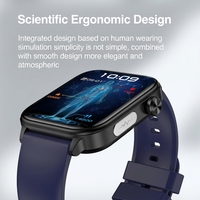 Reloj Inteligente de Salud con ECG, Cuadrado, Magnético, Resistente al Agua IP68, Monitoreo de Oxígeno en Sangre, Frecuencia Cardíaca, Presión Arterial, Pantalla IPS, Juegos