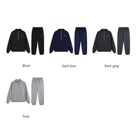 Ventes en gros de vestes décontractées longues et tendance, en nylon tissé de haute qualité, unisexes, épaisses, confortables et élégantes, ensemble de 2 pièces avec logo