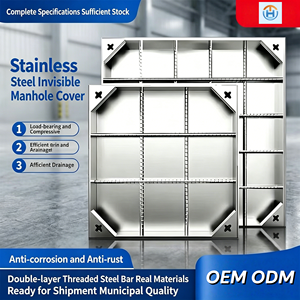 Service OEM ODM <span class=keywords><strong>Couvercle</strong></span> <span class=keywords><strong>de</strong></span> trappe <span class=keywords><strong>en</strong></span> <span class=keywords><strong>acier</strong></span> inoxydable 304 robuste pour drain <span class=keywords><strong>de</strong></span> sol encastré - Product Image 3