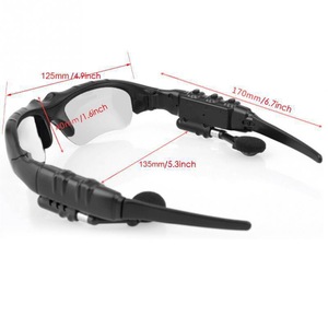 Lunettes de soleil sport polarisées Bluetooth avec écouteurs sans fil, réduction du bruit, étanches IPX3 et 5 emplacements pour cartes - Product Image 4