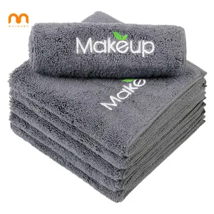 2024 high quality custom embroidery hairdressing microfiber towels with logo microfiber towels salon beauty spa