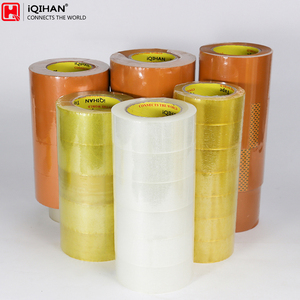 Özel temizle kahverengi sarı BOPP ambalaj bandı şeffaf karton sızdırmazlık HotMelt koli bandı için yapışkan ambalaj bandı Logo - Product Image 6