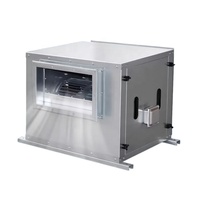 Ventilateur centrifuge de type armoire, silencieux, résistant aux hautes températures, pour l'extraction des fumées d'huile, ventilateur d'extraction incendie HTFC 380V galvanisé