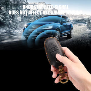 Fundas de cuero para llaves de coche Volkswagen Touareg, compatibles con modelos 13/14/15/16/17. - Product Image 4