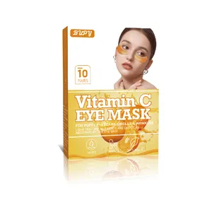 Masker tidur kolagen baru, masker tidur Premium, lembar masker mata pelembab Vitamin C dengan kolagen untuk tidur 2024