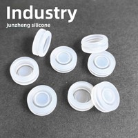 125mm I-Shape Tactile Button Waterproof Silicone Keycap Cap Switch Black/Red