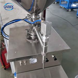 Máquina de llenado de bomba de pistón semiautomática versátil GUBEK: adaptable a varias consistencias de pasta - Product Image 4