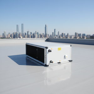 Unité de traitement d'air horizontale de 18 tonnes à montage au plafond pour système CVC de bureaux, écoles et magasins de détail, configuration horizontale AHU - Product Image 6