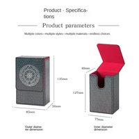 Boîte de rangement en carton imperméable magnétique pour cartes de tarot, finition nacrée, anti-RFID, pour débutants, vente en gros