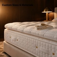 Matelas Queen King Size Artisanal en Crin de Cheval et Laine Ultra Luxe pour Villa et Hôtel en Chine