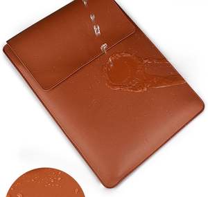 फैक्टरी थोक लैपटॉप लाइनर बैग फोल्डेबल चमड़े के लैपटॉप की आस्तीन बैग बैग के साथ स्टैंड होल्स्टर लैपटॉप स्टैंड आयोजक पैक - Product Image 4