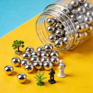 Bolas de Rodamiento de Acero Inoxidable Sólido <span class=keywords><strong>AISI</strong></span> <span class=keywords><strong>304</strong></span> Duraderas, Directas de Fábrica, para Equipos de Trabajo Pesado - Product Image 1