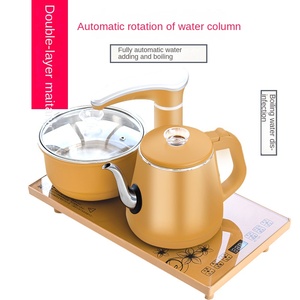 Hervidor Eléctrico de Vidrio de Borosilicato con Diseño Moderno y Rotación Automática, con Silbato, Portátil y Duradero para Té - Product Image 1