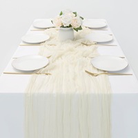 Chemin de table tissé en or rose imprimé sur mesure Design moderne de luxe pour les mariages