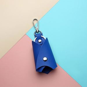 Étui à clés de voiture en forme de coupe-vent, en cuir PU, pochette organisatrice de clés pour femmes et hommes, accessoires intérieurs de voiture, livraison rapide, prêt à expédier - Product Image 6