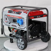 Générateurs à essence professionnels 2KW/3KW/7KW/8KW, avec fil de cuivre 100%, 50Hz/60Hz, générateurs de démarrage à rappel 7HP/16HP