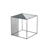 Table basse carrée moderne en fil métallique, meuble de salon et d'hôtel, offre spéciale