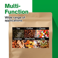 Sacs à café filtre MOPP imprimés en héliogravure personnalisés, résistants à l'humidité, à soufflet latéral, recyclables, avec fermeture éclair, 140 microns, pour sucre et aliments pour animaux de compagnie