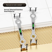 Outil de localisation de pomme de douche pour la réparation de robinets de douche et de niveleurs de tuyaux d'eau chaude/froide pour machines-outils industrielles