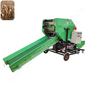 Silage packing machine india stationary for sale miniature hay baler