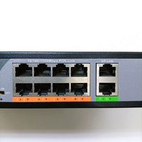 Convertisseur de média FTTH GPRS avec switch Ethernet Gigabit PoE inversé 10/100/1000M, 8 ports LAN RJ45 UTP et 2 ports fibre SC