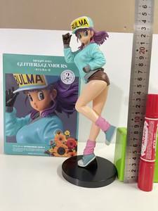Figurine PVC Dragon Ball <span class=keywords><strong>Super</strong></span> Bulma Tenue Décontractée Vêtements <span class=keywords><strong>Rouge</strong></span> & Bleu Modèle Anime Jouet en Boîte Présentoir de Bureau à Collectionner - Product Image 1