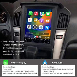Android 14 Tesla Style screen Car Radio GPS Navigation Multimedia For Lexus RX300 Toyota Harrier 1998-2003 Carplay DSP RDS 4G - Product Image 3