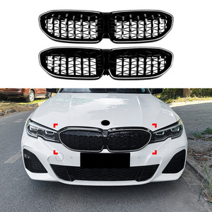 Grille LED ciel étoilé noire avec lumières pour BMW Série 3 G20 G21 G28, modification du pare-chocs avant - Product Image 1