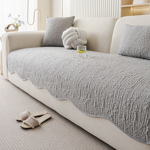<b>Sofa</b> Cushions Ice Silk Cooling Mat Summer Minimalist Solid Color Anti Slip 145-185Cm Modular <b>Sofa</b> <b>Cover</b> - Product Image 4