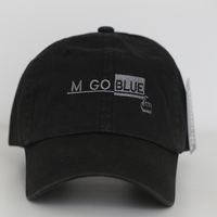 Topi Baseball Pria 6 Panel Berbahan Kain Twill Mesh Lembut, Berlogo Patch Karet OEM Pabrik, Berlubang, Bernapas, Trendi Hip Hop, Cocok untuk Fitness