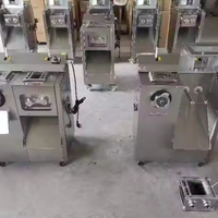 Nouvelle machine électrique multifonctionnelle commerciale pour trancher, hacher et garnir les saucisses, en acier inoxydable de qualité alimentaire, automatique