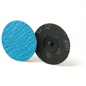 แผ่นขัดเฟอร์วี ซิร์โคเนีย 80 มม. P60 แบบล็อคเร็วสำหรับการเจียรโลหะ - Product Image 2