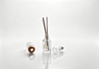 Bouteille d'arôme en verre transparent à nervures verticales, 40ml, 80ml, 150ml, flacon vide pour diffuseur à bâtonnets, pour le stockage de parfum d'intérieur - Meilleures ventes