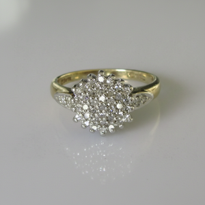 Anillo de Compromiso de Plata 925 con Moissanita Real de 2 Quilates, Corte Redondo, Estilo Vintage para Aniversario de Bodas y Fiestas - Product Image 1