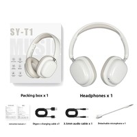 Casque de jeu sans fil supra-auriculaire Bestseller 5.3 avec annulation active du bruit (ANC), ajustement personnalisé, matériau ABS, longue autonomie