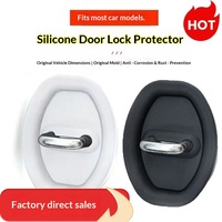 Couverture de serrure de porte en caoutchouc thermoplastique, absorbant les chocs, anti-collision, épaissie, imperméable et anti-poussière
