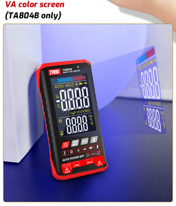 Multimètre numérique professionnel TASI TA804A, 6000 comptes, testeur de transistors, mesure de la capacité, mesure de la température, continuité, 600V - Product Image 5