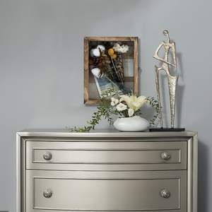 Caja de Madera Vintage con Efecto de Sombra |   Vitrina con Cierre para Exhibición de Flores Secas/Especímenes |   OEM Personalizado para Decoración del Hogar y Regalos - Product Image 6