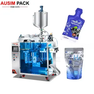 Infusion Honey Fresh Milk Bag Giving Filling Packaging Packing Equipment Machine Plastic Packaging Heat Sealing Liquid Pump 350