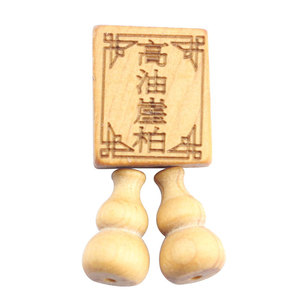 Cuentas cuadradas de madera de ciprés Cliff para hacer pulseras, cuentas budistas coleccionables con alto contenido de aceite, cuentas de discípulo - Product Image 5