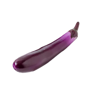 Realistic Long Eggplant Artificial Plastic Fake Ornament Lifelike <b>Vegetable</b> Photography Decor Outdoor Halloween Thanksgiving - Product Image 1