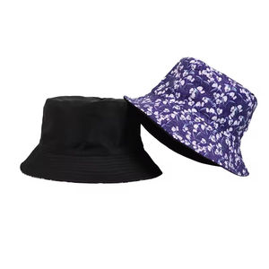 Chapeau Bob Personnalisé Imprimé pour Femme, Chapeau de Pêcheur Floral en Polyester Réversible, Chapeau de Soleil OEM/ODM, Faible MOQ, Direct Usine - Product Image 3