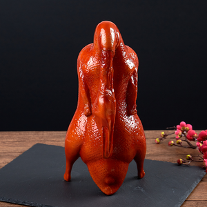 Modelo de Pato Asado de Pekín Falso para Exhibición en Vitrina, Artesanía de Resina, Modelo Realista de Comida China para Restaurante - Product Image 4
