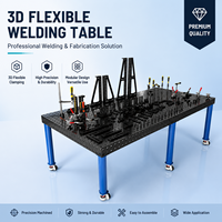 Table de soudage 3D flexible nitrurée en usine, plateforme de soudage modulaire en fonte pour la fabrication de structures en acier