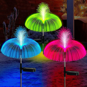 ديكور شمسي لعيد الميلاد ديكور ضوء زهرة مزدوج السطح للحديقة رقعة خضروات - Product Image 3