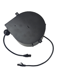 Enrouleur de câble d'extension Câbles de données DYH-1703 Cat6/Cat7 Petit dispositif de câble électrique rétractable Système de verrouillage automatique 6M <span class=keywords><strong>Extensible</strong></span> - Product Image 2