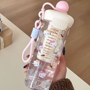 Xcup <b>Floating</b> Ball <b>Plastic</b> Water Bottle With Straw And Lid For Travel And Daily Use Bpa Free 500Ml - Product Image 4
