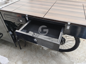 Experimente la fusión de estilo y sabor con nuestro carrito artístico de helados en bicicleta. - Product Image 6